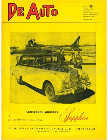 1955 DE AUTO MAGAZINE 40 NEDERLANDS