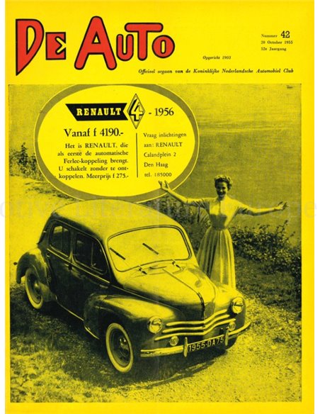 1955 DE AUTO MAGAZINE 42 DUTCH