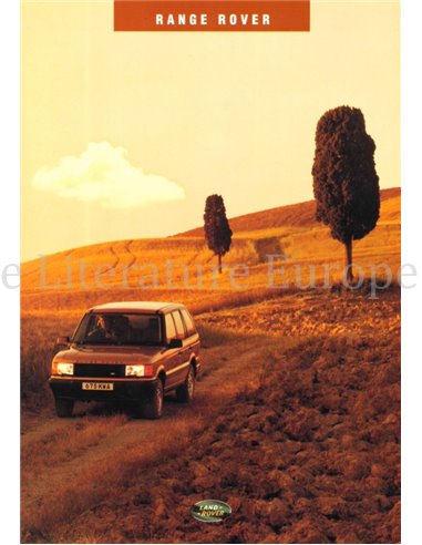 1994 RANGE ROVER BROCHURE NEDERLANDS