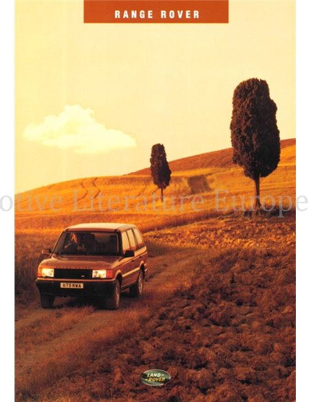 1994 RANGE ROVER BROCHURE NEDERLANDS