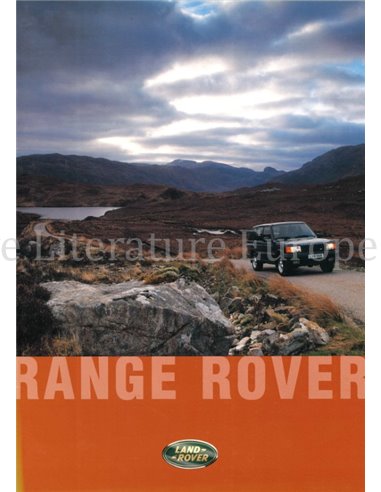 1995 RANGE ROVER BROCHURE ENGLISH