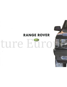 2000 RANGE ROVER BROCHURE FRENCH
