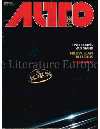 1988 AUTOVISIE MAGAZINE 05 NEDERLANDS