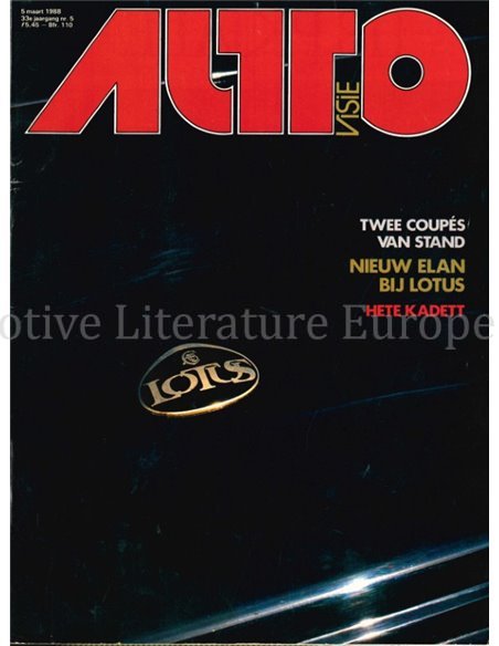 1988 AUTOVISIE MAGAZIN 05 NIEDERLÄNDISCH