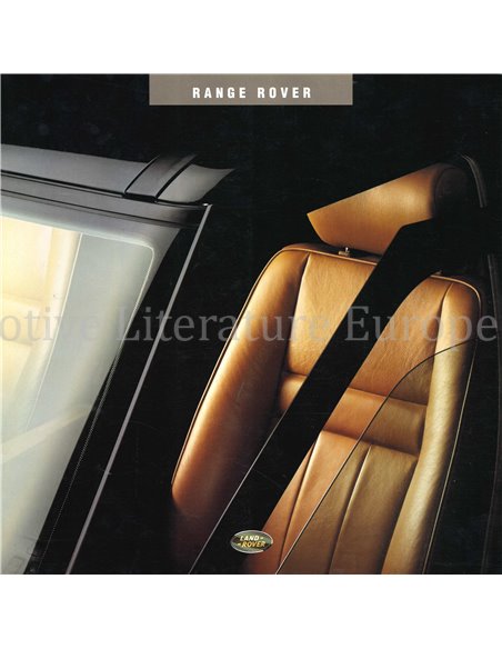 1994 RANGE ROVER BROCHURE NEDERLANDS