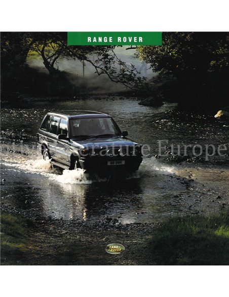 1994 RANGE ROVER BROCHURE NEDERLANDS