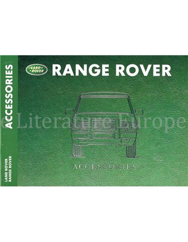 1999 RANGE ROVER ZUBEHÖR PROSPEKT ENGLISCH