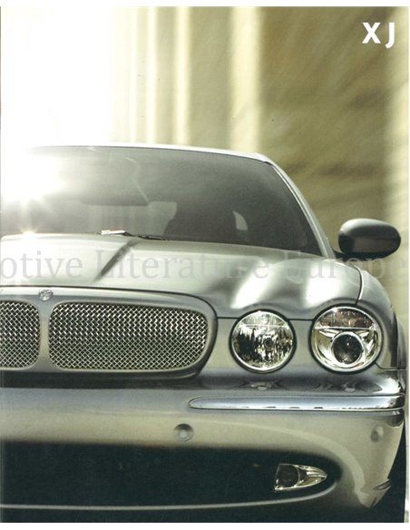 2008 JAGUAR XJ BROCHURE NEDERLANDS