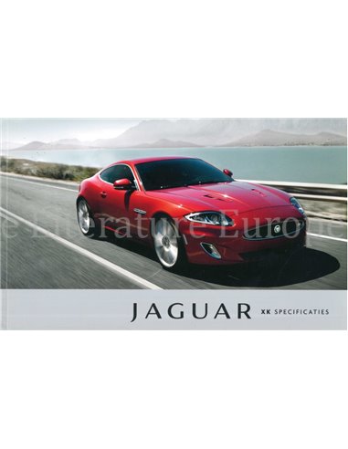 2011 JAGUAR XK SPECIFICATIES BROCHURE ENGELS