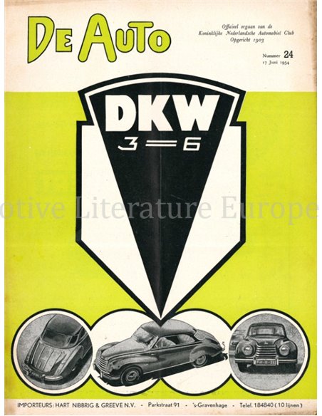 1954 DE AUTO MAGAZINE 24 NEDERLANDS