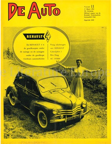 1955 DE AUTO MAGAZIN 11 NIEDERLÄNDISCH