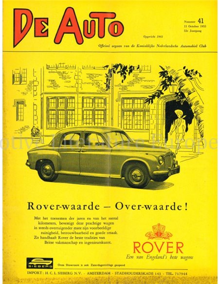 1955 DE AUTO MAGAZINE 41 DUTCH