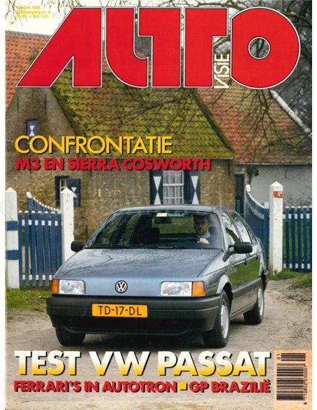 1988 AUTOVISIE MAGAZINE 08 DUTCH