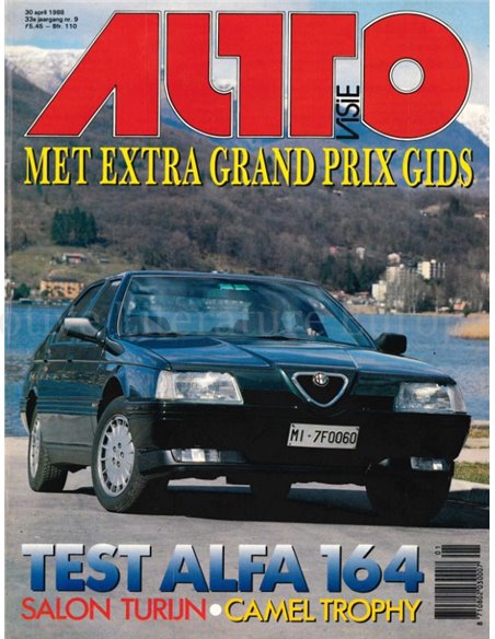 1988 AUTOVISIE MAGAZINE 09 NEDERLANDS