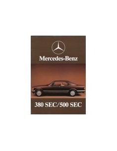 1982 MERCEDES BENZ S KLASSE COUPE BROCHURE NEDERLANDS