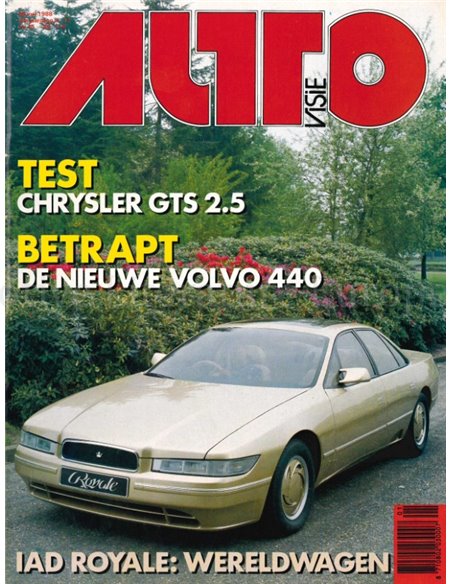 1988 AUTOVISIE MAGAZINE 11 NEDERLANDS
