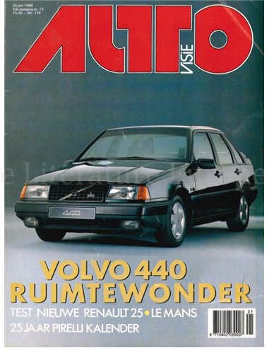 1988 AUTOVISIE MAGAZIN 13 NIEDERLÄNDISCH