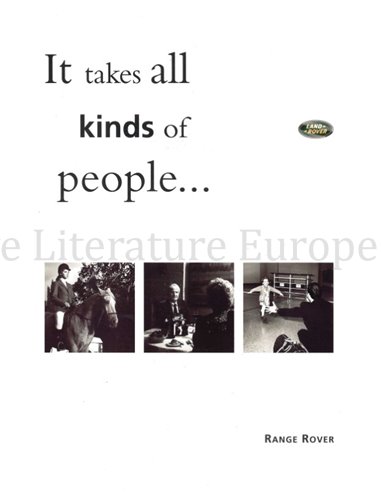 1994 RANGE ROVER BROCHURE ENGLISH