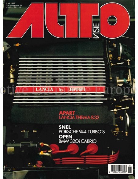 1988 AUTOVISIE MAGAZINE 14 DUTCH