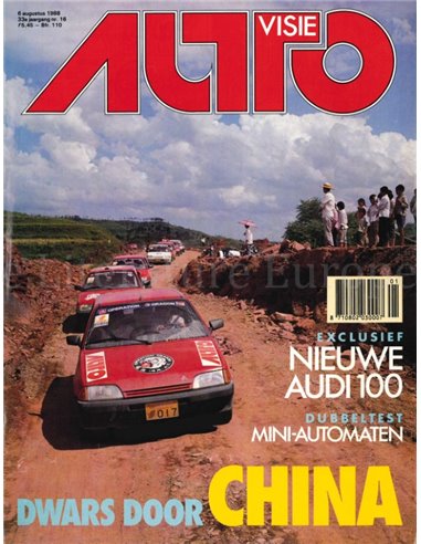 1988 AUTOVISIE MAGAZIN 16 NIEDERLÄNDISCH