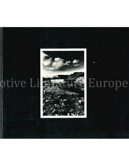 1989 RANGE ROVER PROSPEKT ENGLISCH