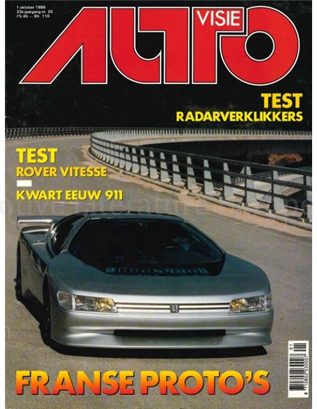1988 AUTOVISIE MAGAZINE 20 NEDERLANDS