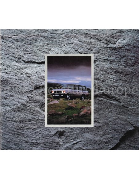 1991 RANGE ROVER BROCHURE ENGELS