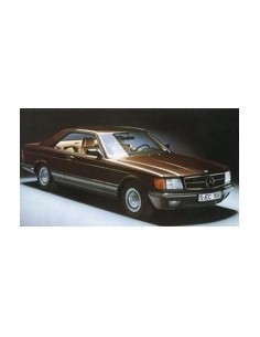 1982 MERCEDES BENZ S KLASSE COUPE BROCHURE FRANS