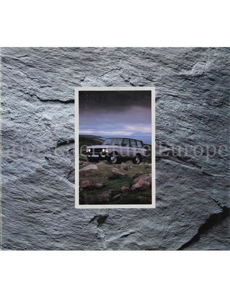 1991 RANGE ROVER BROCHURE FRANS