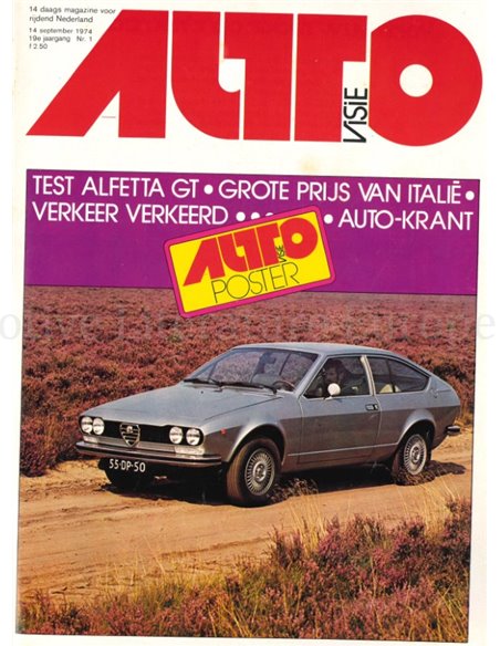 1974 AUTOVISIE MAGAZINE 01N DUTCH