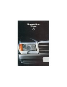 1986 MERCEDES BENZ S KLASSE BROCHURE NEDERLANDS