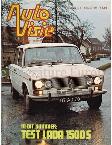 1974 AUTOVISIE MAGAZIN 3 NIEDERLÄNDISCH
