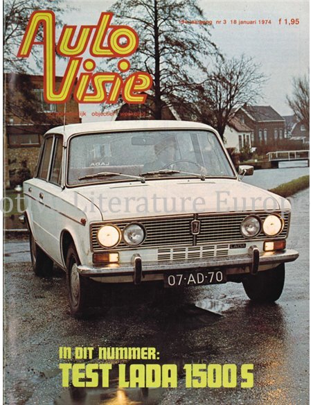 1974 AUTOVISIE MAGAZINE 3 DUTCH