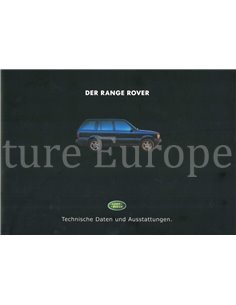 2000 RANGE ROVER BROCHURE DUITS 2
