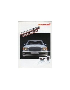 1984 MERCEDES BENZ S KLASSE KAMEI BROCHURE DUITS