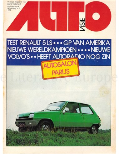 1974 AUTOVISIE MAGAZIN 03N NIEDERLÄNDISCH