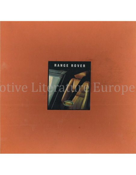 1994 RANGE ROVER BROCHURE NEDERLANDS