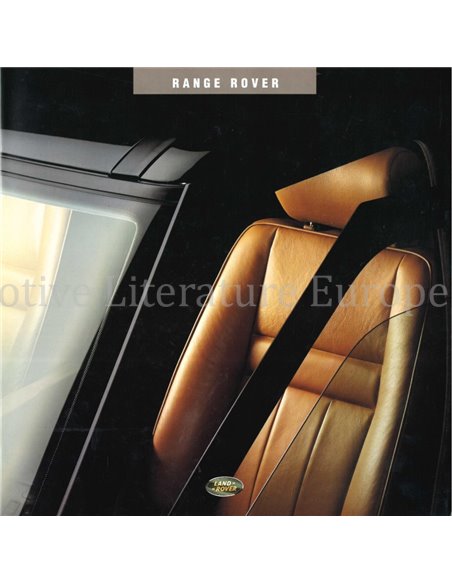 1994 RANGE ROVER BROCHURE NEDERLANDS