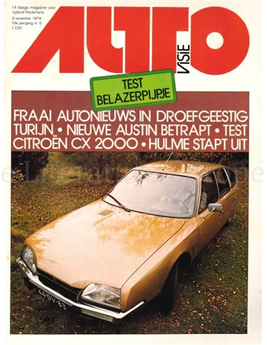1974 AUTOVISIE MAGAZIN 04N NIEDERLÄNDISCH
