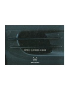 2001 MERCEDES BENZ SL BROCHURE DUITS