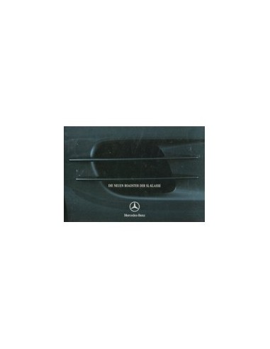 2001 MERCEDES BENZ SL BROCHURE DUITS
