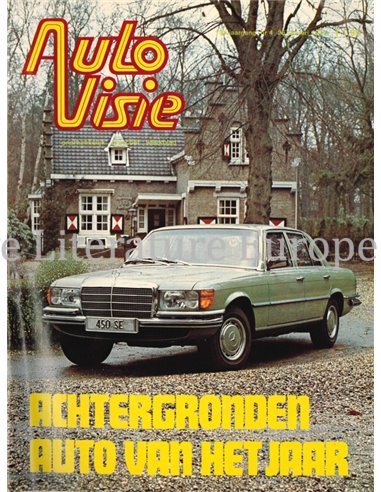 1974 AUTOVISIE MAGAZINE 4 NEDERLANDS