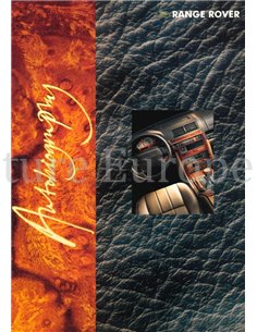 1995 RANGE ROVER AUTOBIOGRAPHY BROCHURE ENGELS