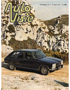 1974 AUTOVISIE MAGAZIN 11 NIEDERLÄNDISCH