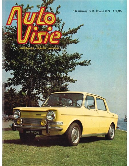 1974 AUTOVISIE MAGAZINE 15 DUTCH
