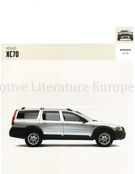 2005 VOLVO XC70 BROCHURE NEDERLANDS