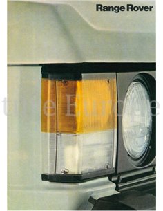1979 LAND ROVER RANGE ROVER BROCHURE NEDERLANDS