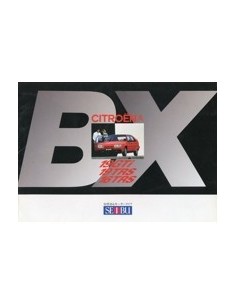 1986 CITROEN BX BROCHURE JAPANS