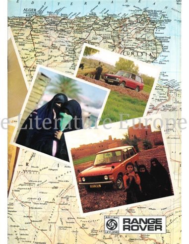 1973 LAND ROVER RANGE ROVER BROCHURE ENGELS