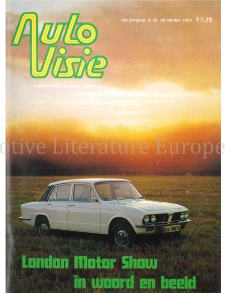 1973 AUTOVISIE MAGAZINE 43 DUTCH